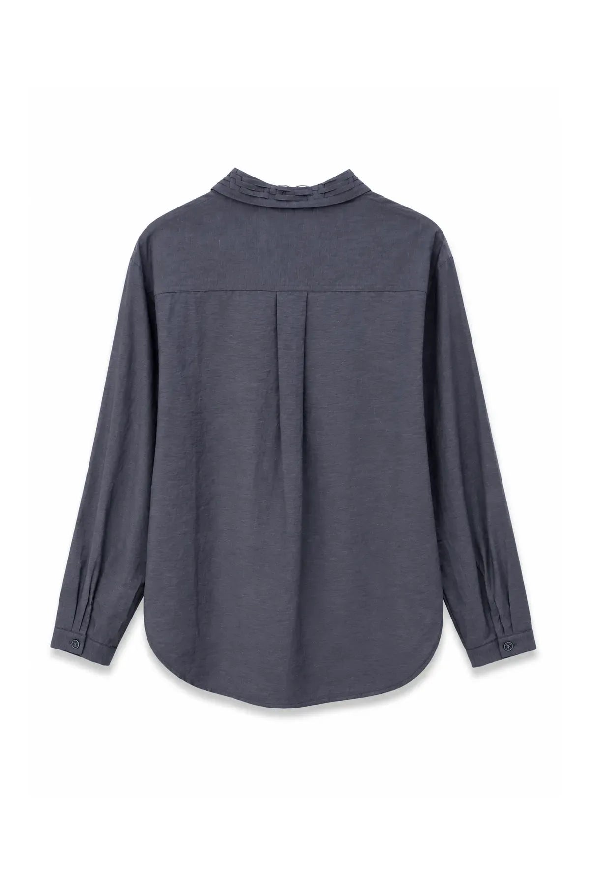 Blusa Tencel Cuello Entrelazado