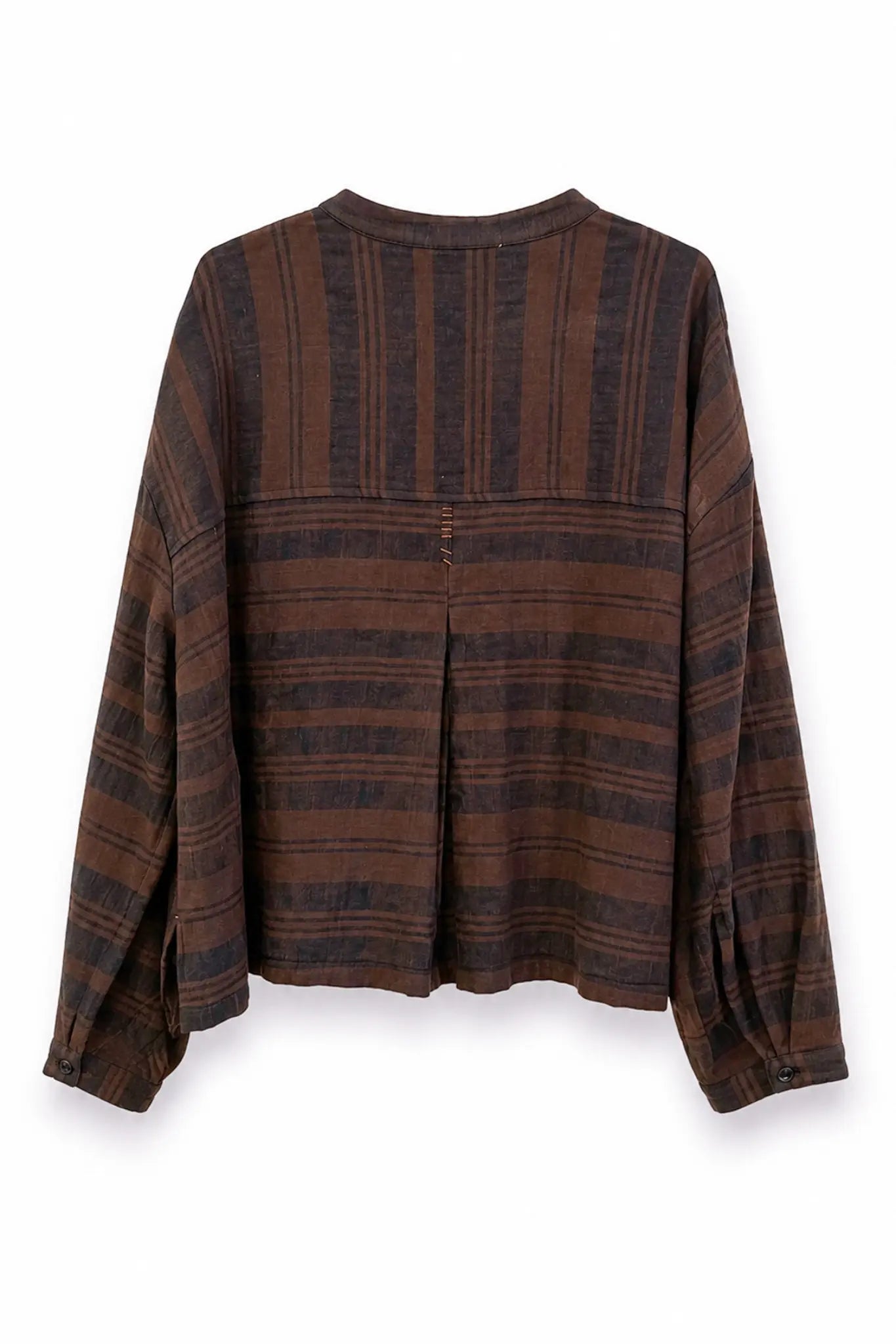 Blusa Lana Tartan Cacao