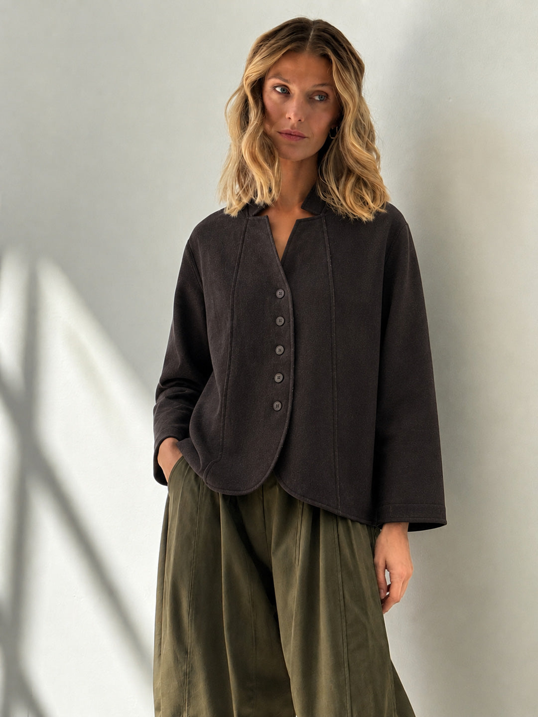 Chaqueta Lana Cortes