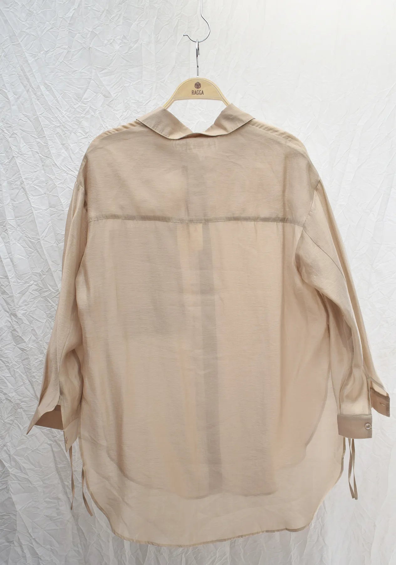 Blusa Con Bolsillo Plisado