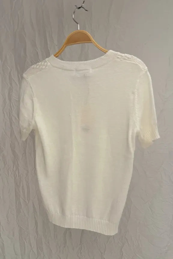 Top Blanco Algodón OP-39