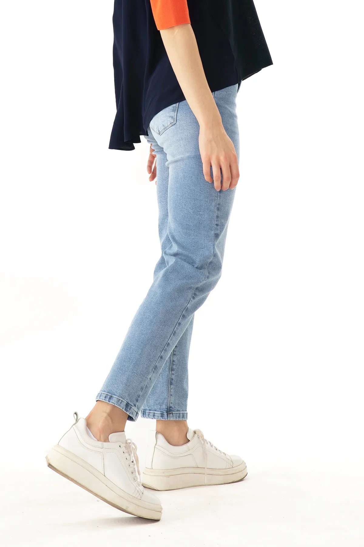 Jeans Denim Basic Exos Celeste