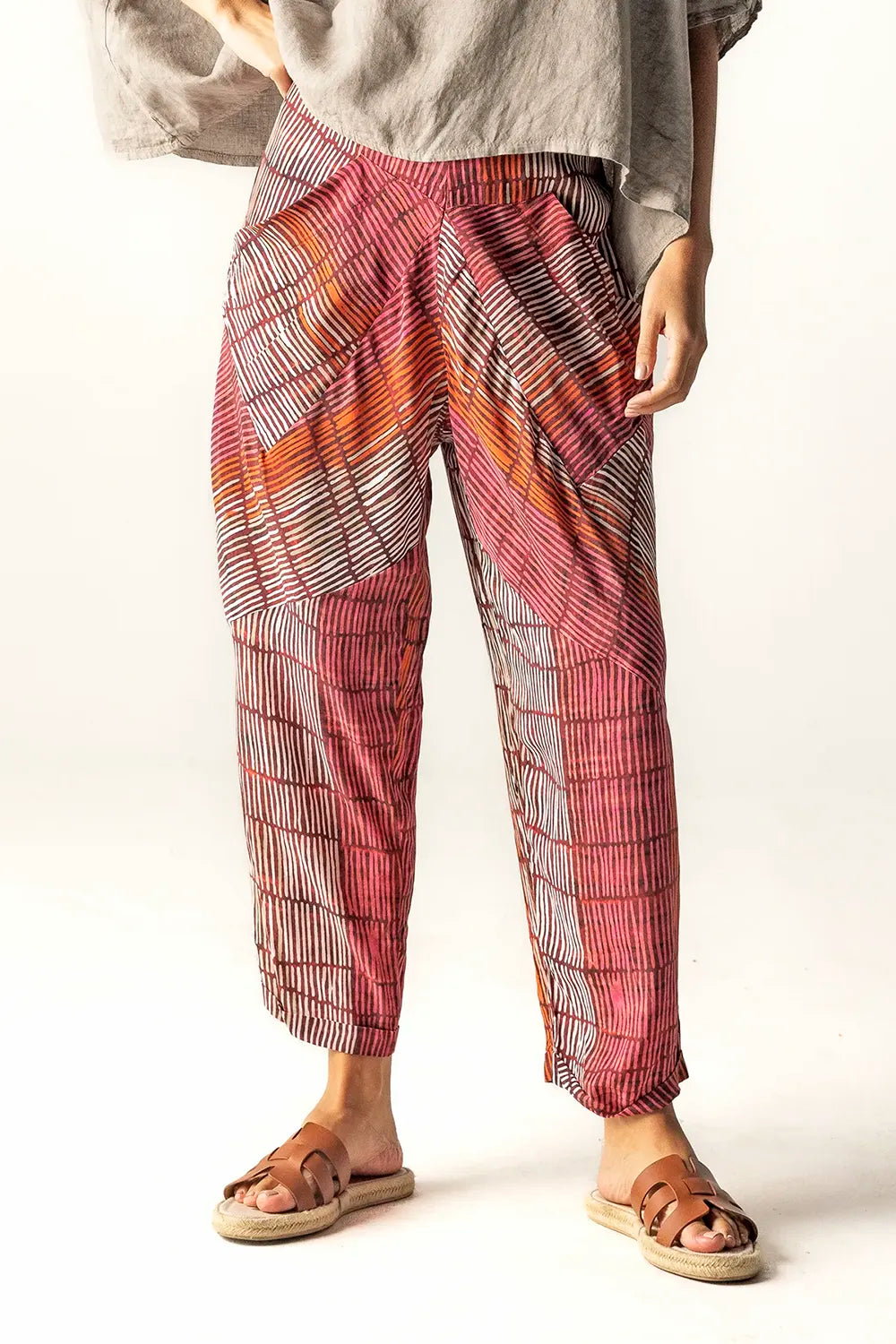Pantalon Cupro Africa