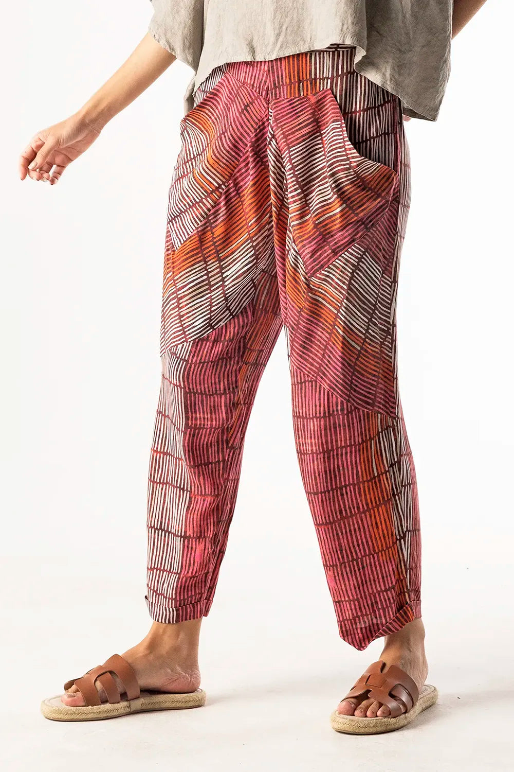 Pantalon Cupro Africa