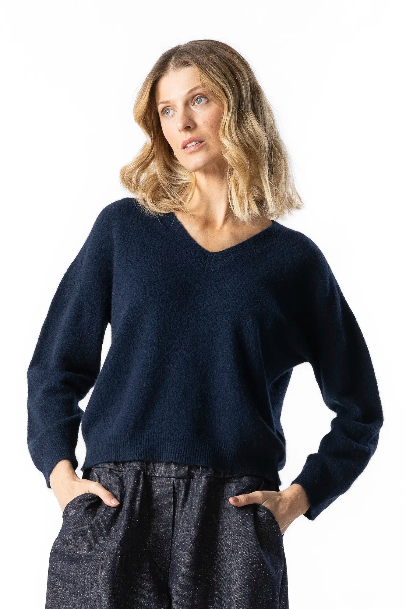 RAGGA_Sweater_Masi_Viscosa_azul_marino_Mujer_Frente