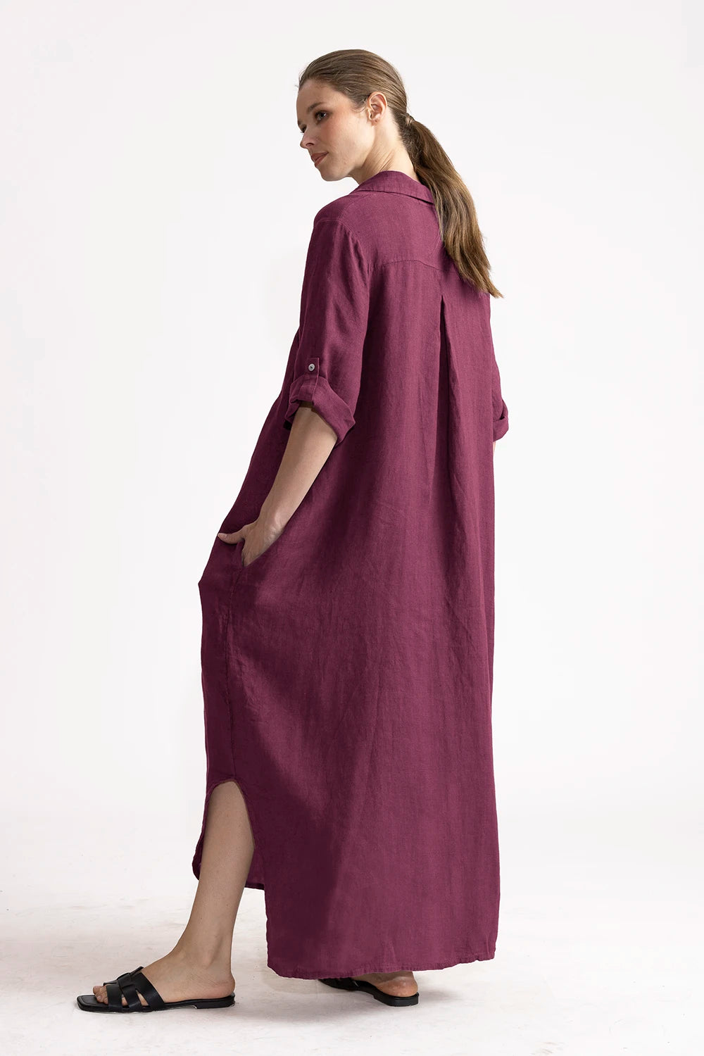 Vestido Camisero Vero Lino