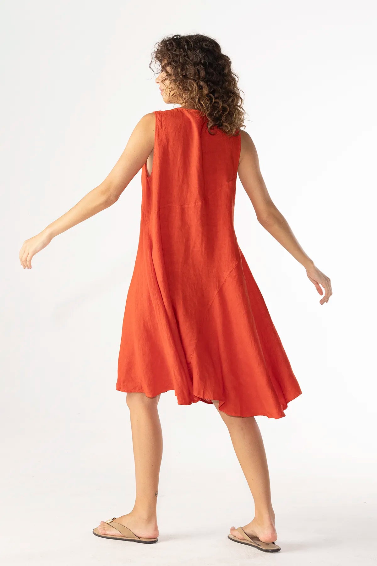 Vestido Magdalena Lino