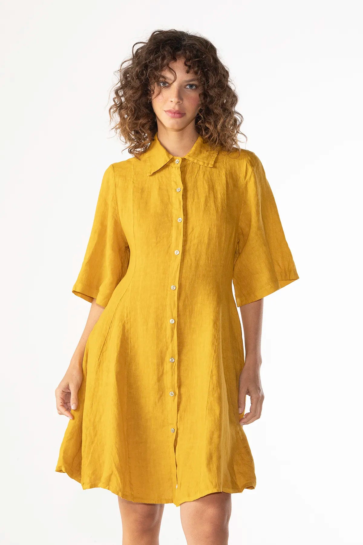 Vestido Neftali Lino