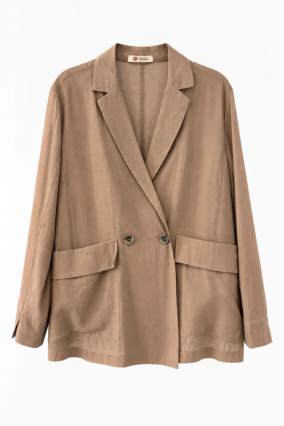 Ragga Blazer Viscosa Tencel Canela Frente