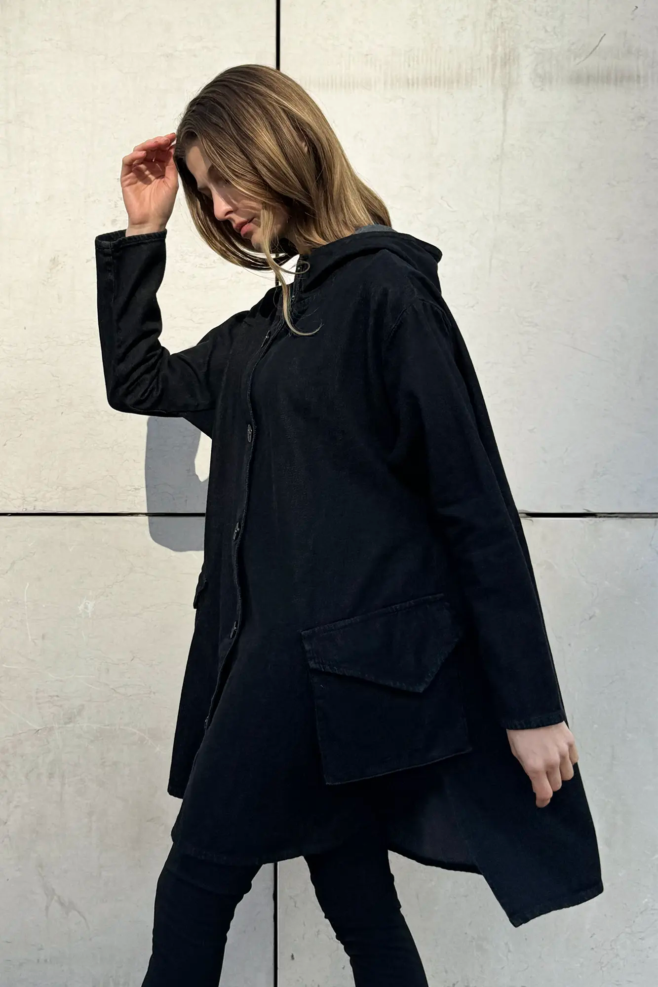 Chaqueton Nalca Black Denim