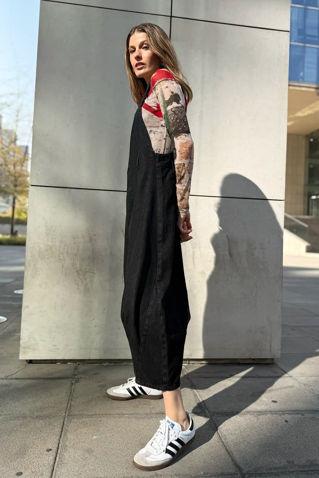 Jardinera Kika Black Denim