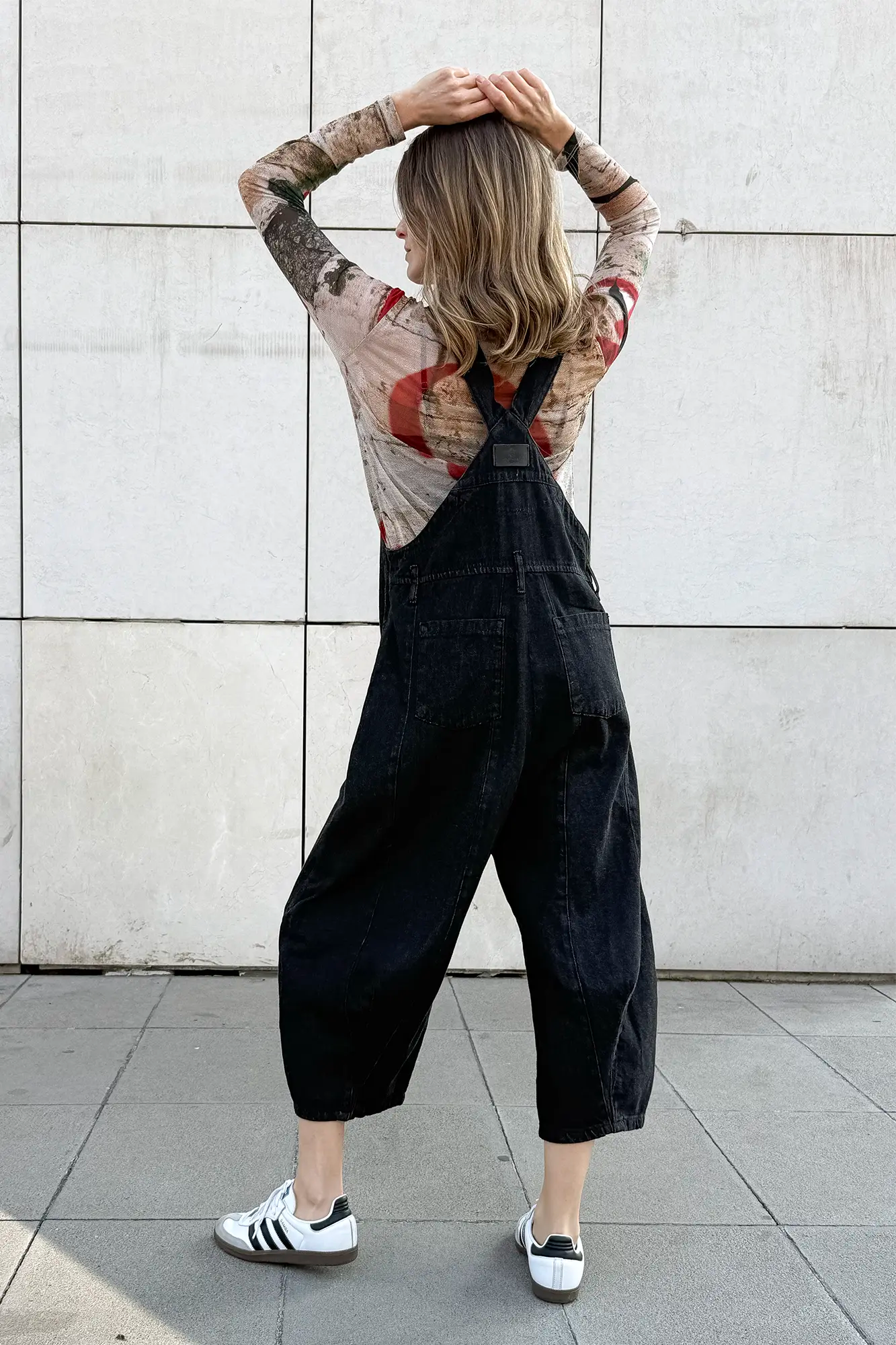 Jardinera Kika Black Denim