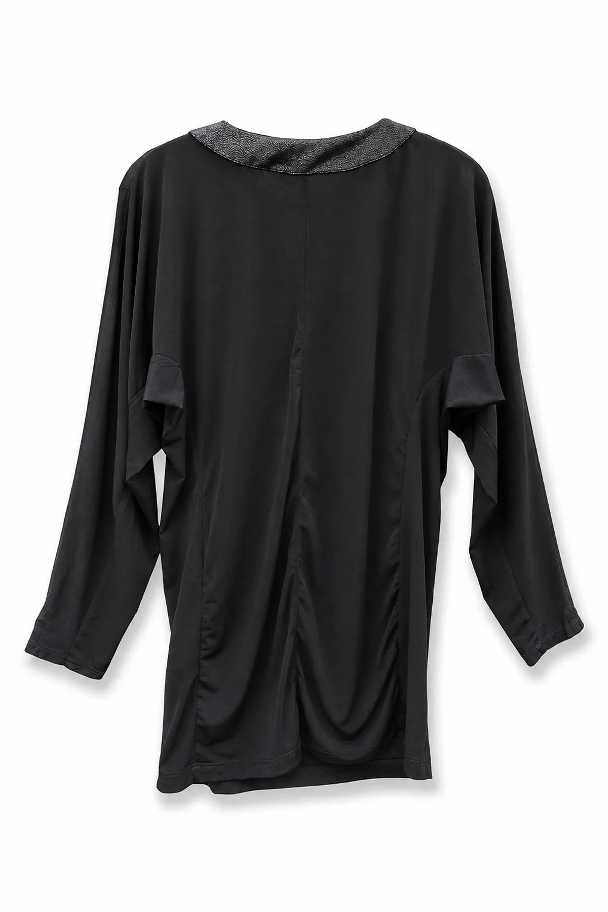 Polera Lycra Negra Cuello Craq