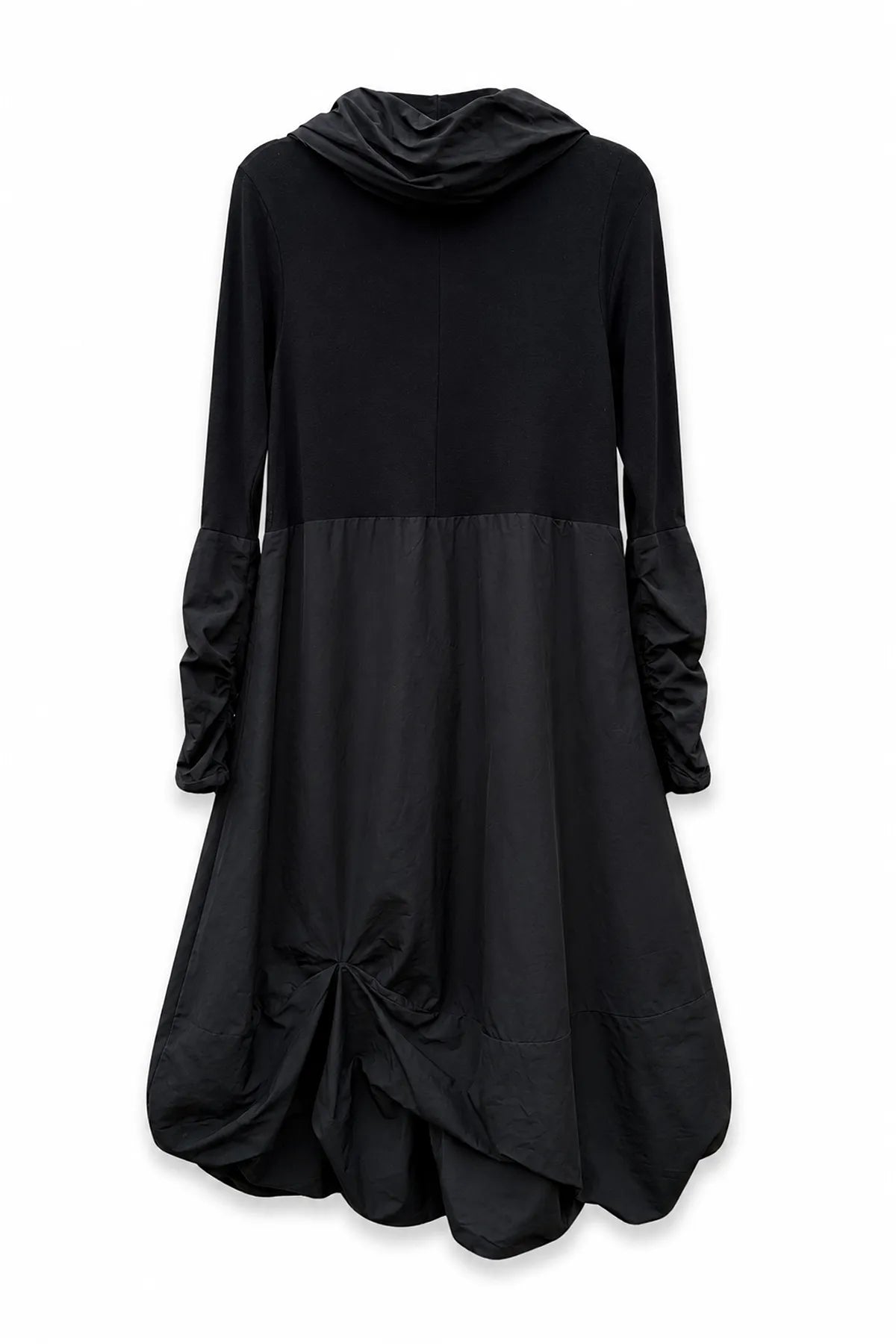 Vestido Tafeta Cuello