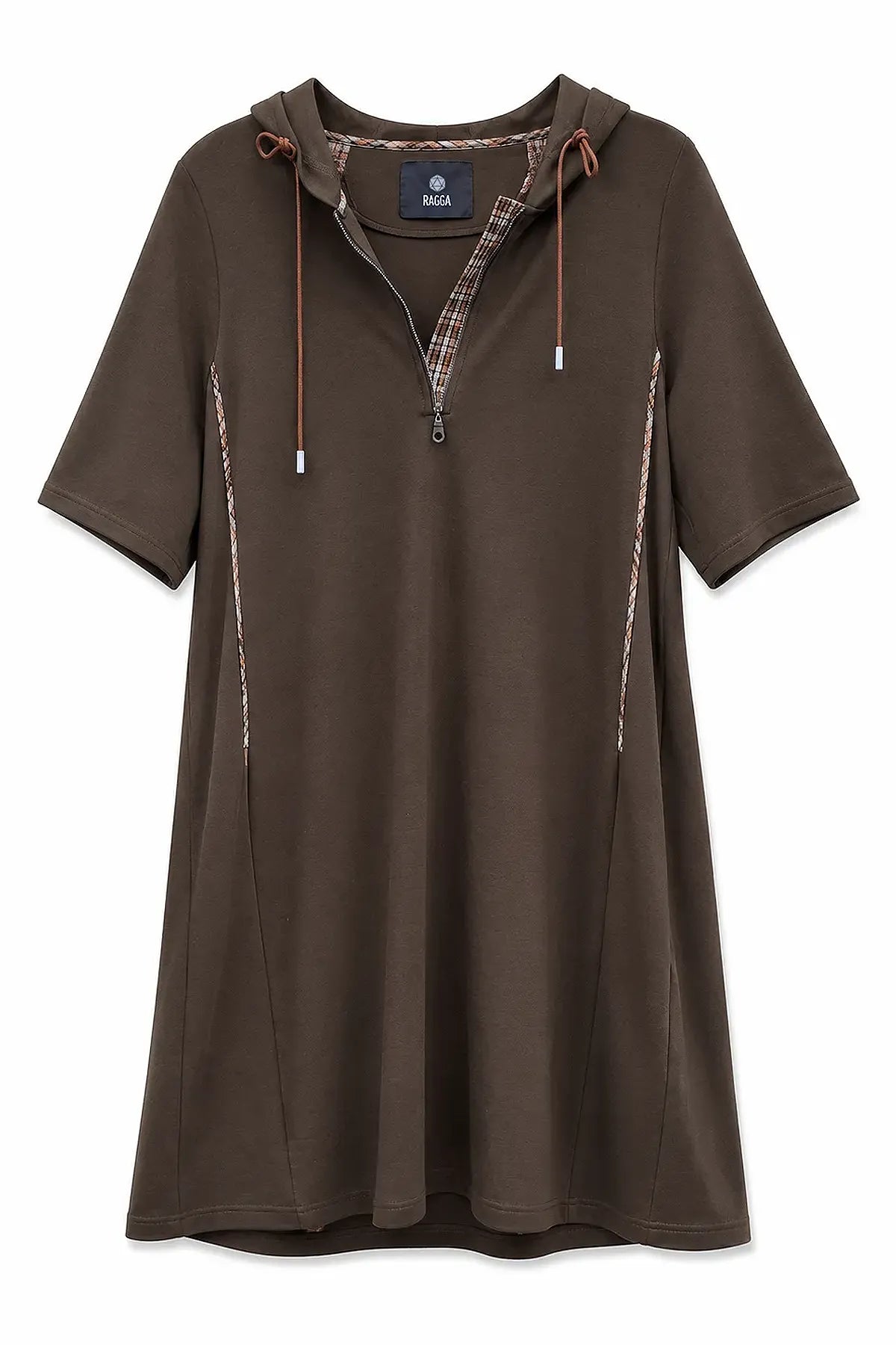 Vestido Capucha Cacao