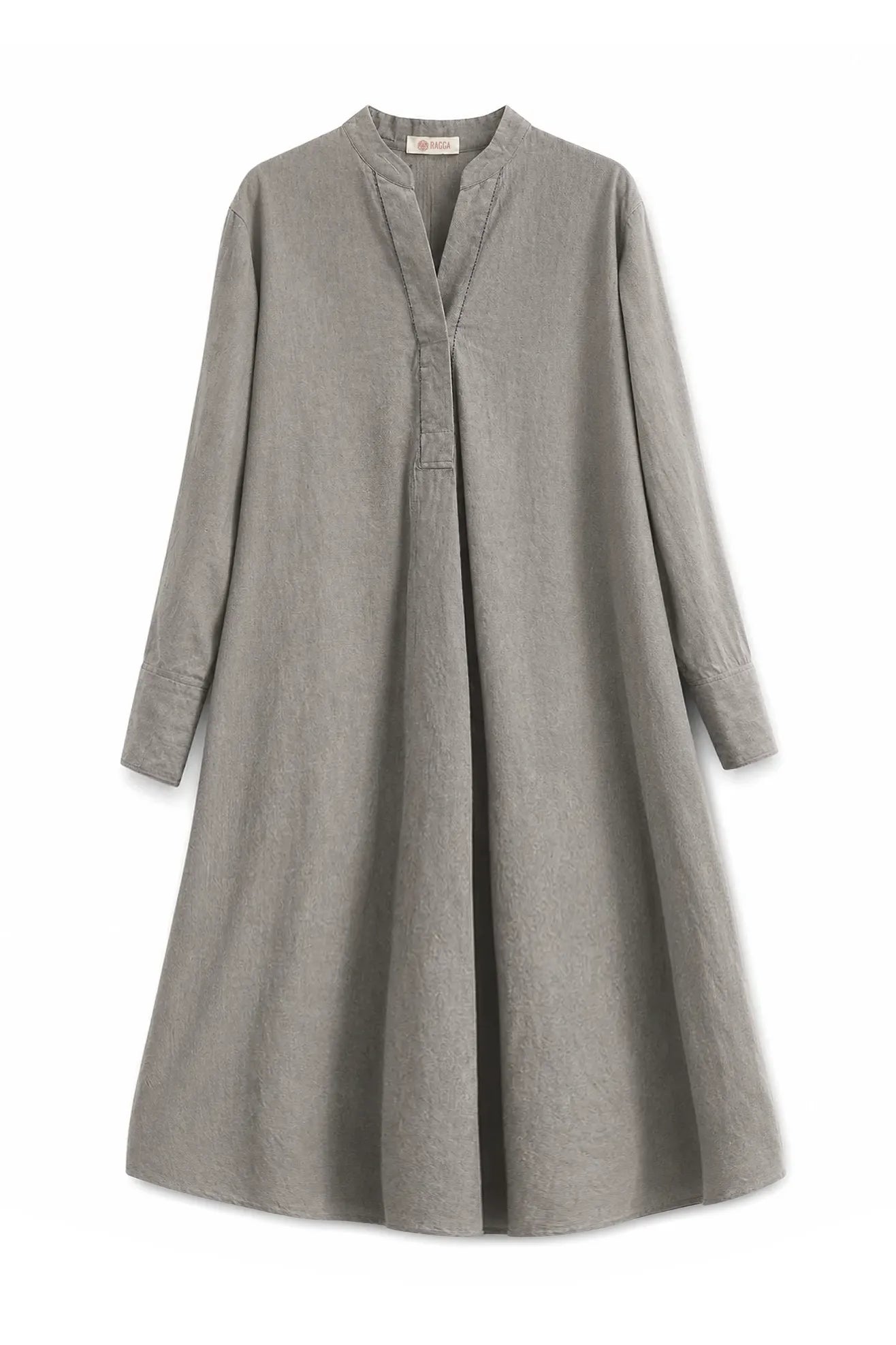 Vestido Mao Abotonado Milrayas