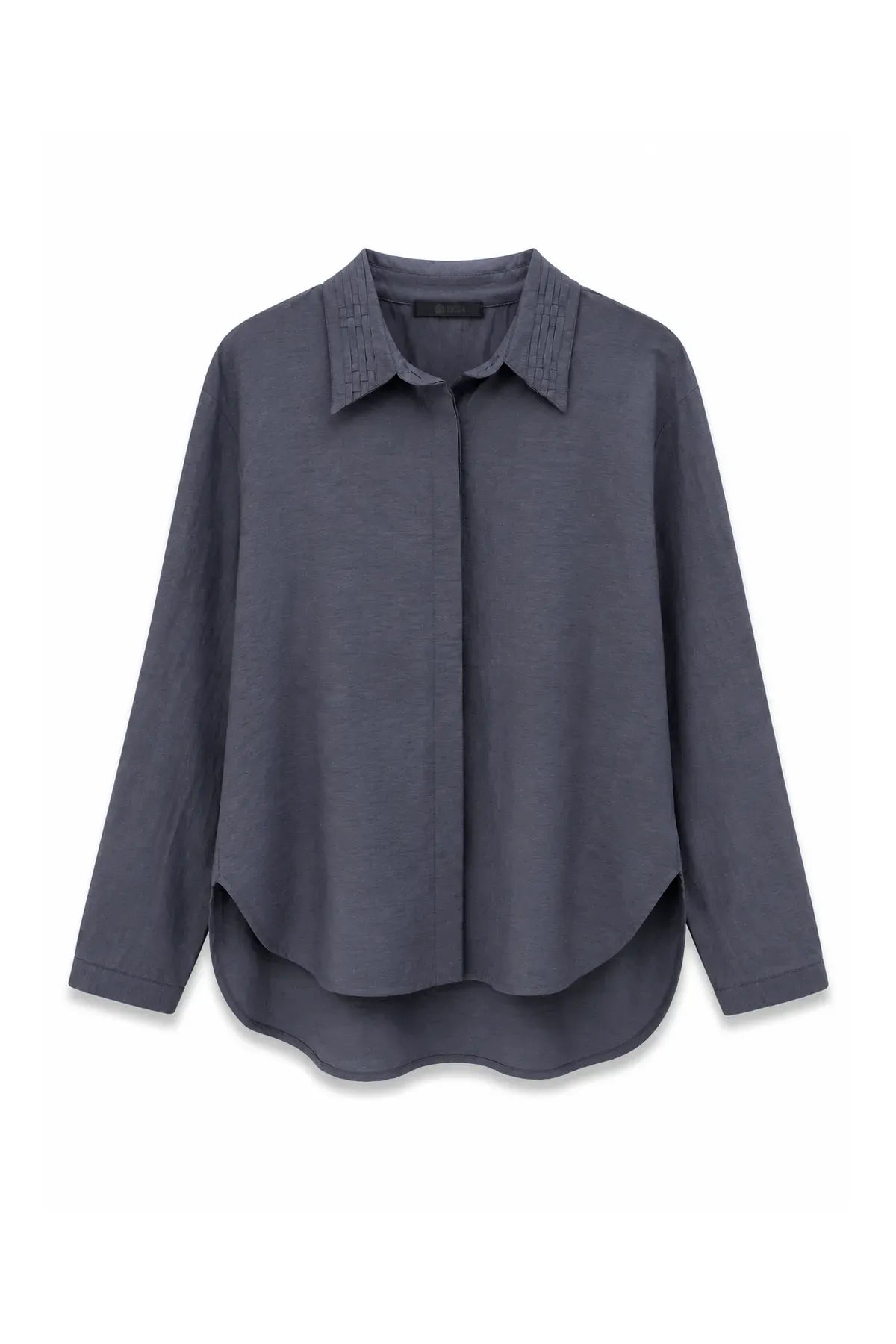 Blusa Tencel Cuello Entrelazado