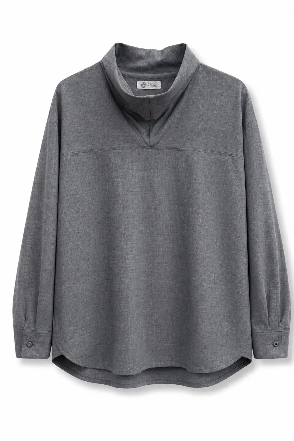 Blusa Bote Lana y Tencel