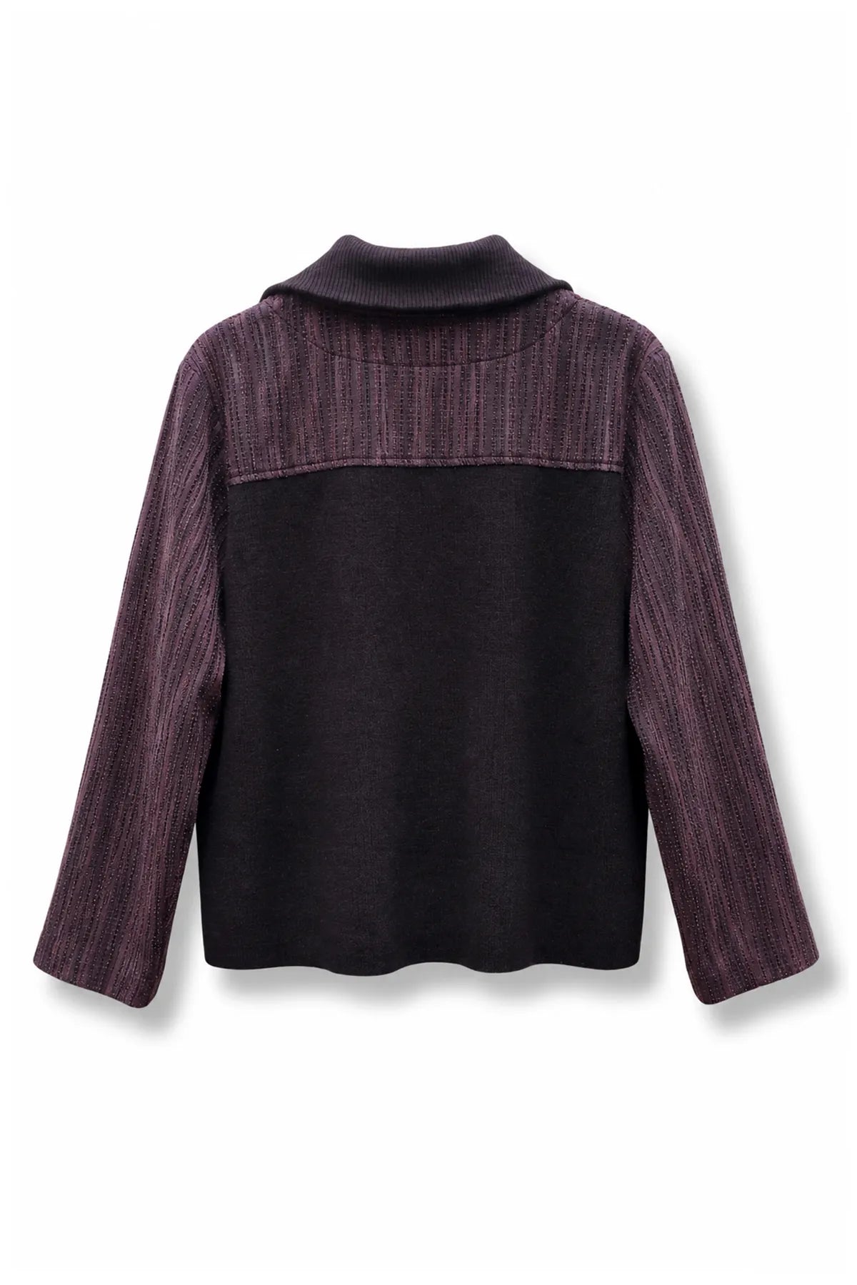 Chaqueta Tencel Relieve y Rib