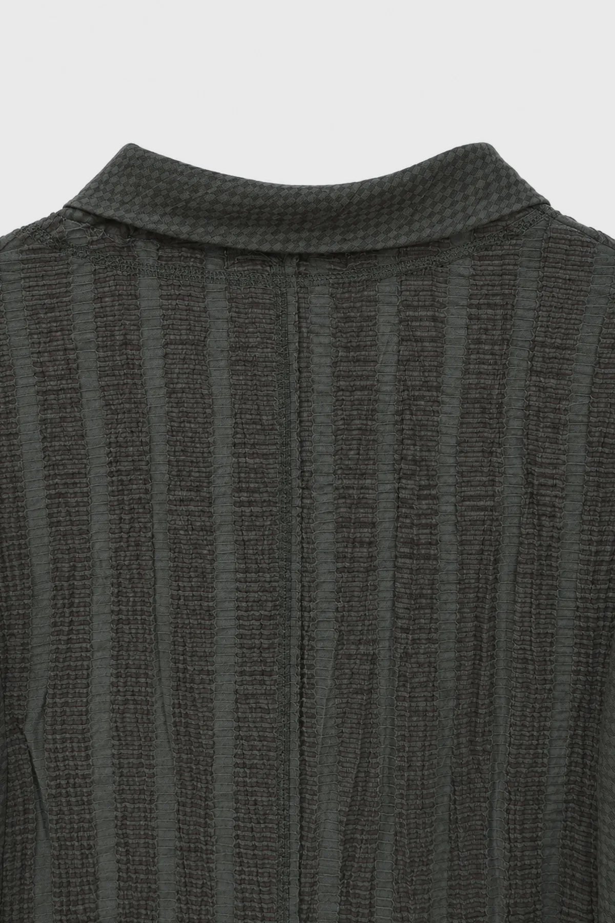 Chaqueta Cierre Relieves Verde