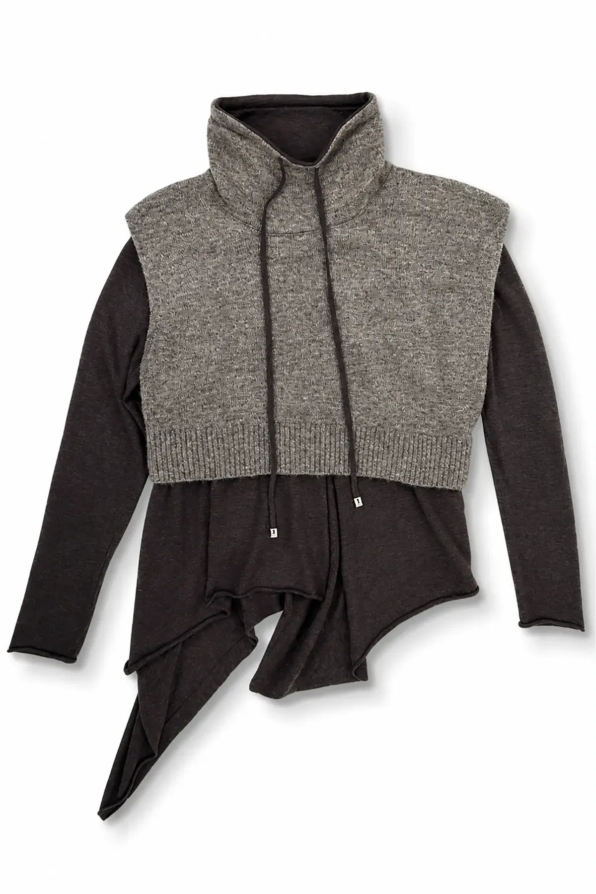 Sweater Irregular Cordon