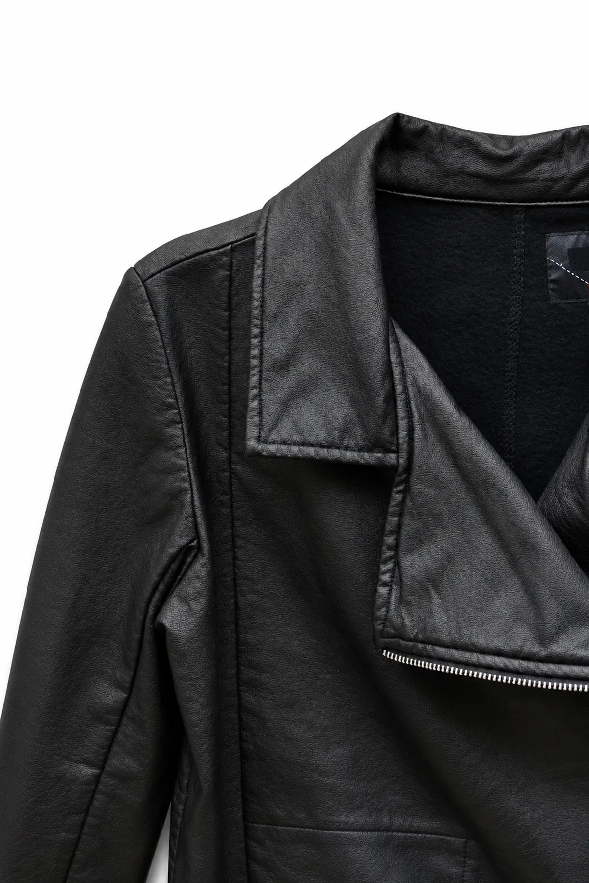 Chaqueta Biker Negro Plata