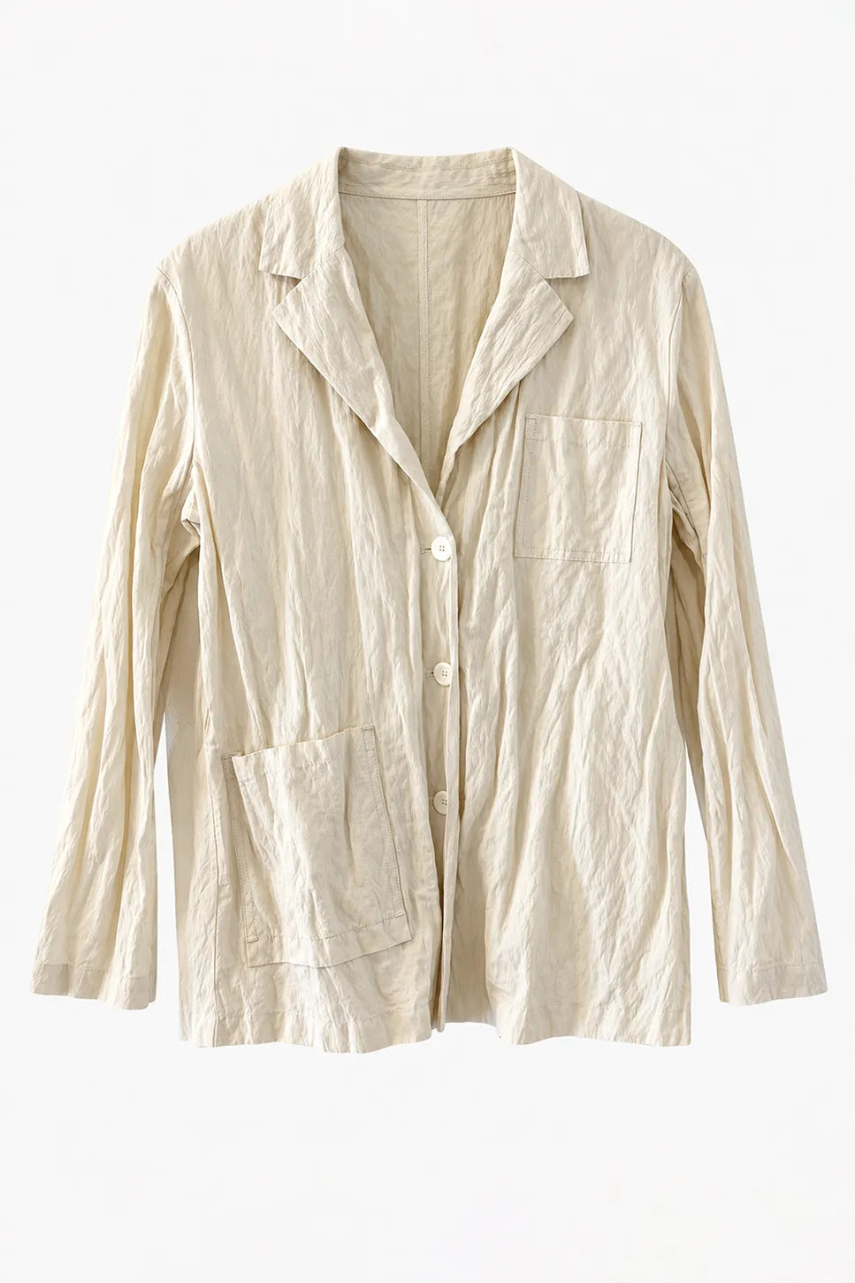 Blazer Corrugado Marfil