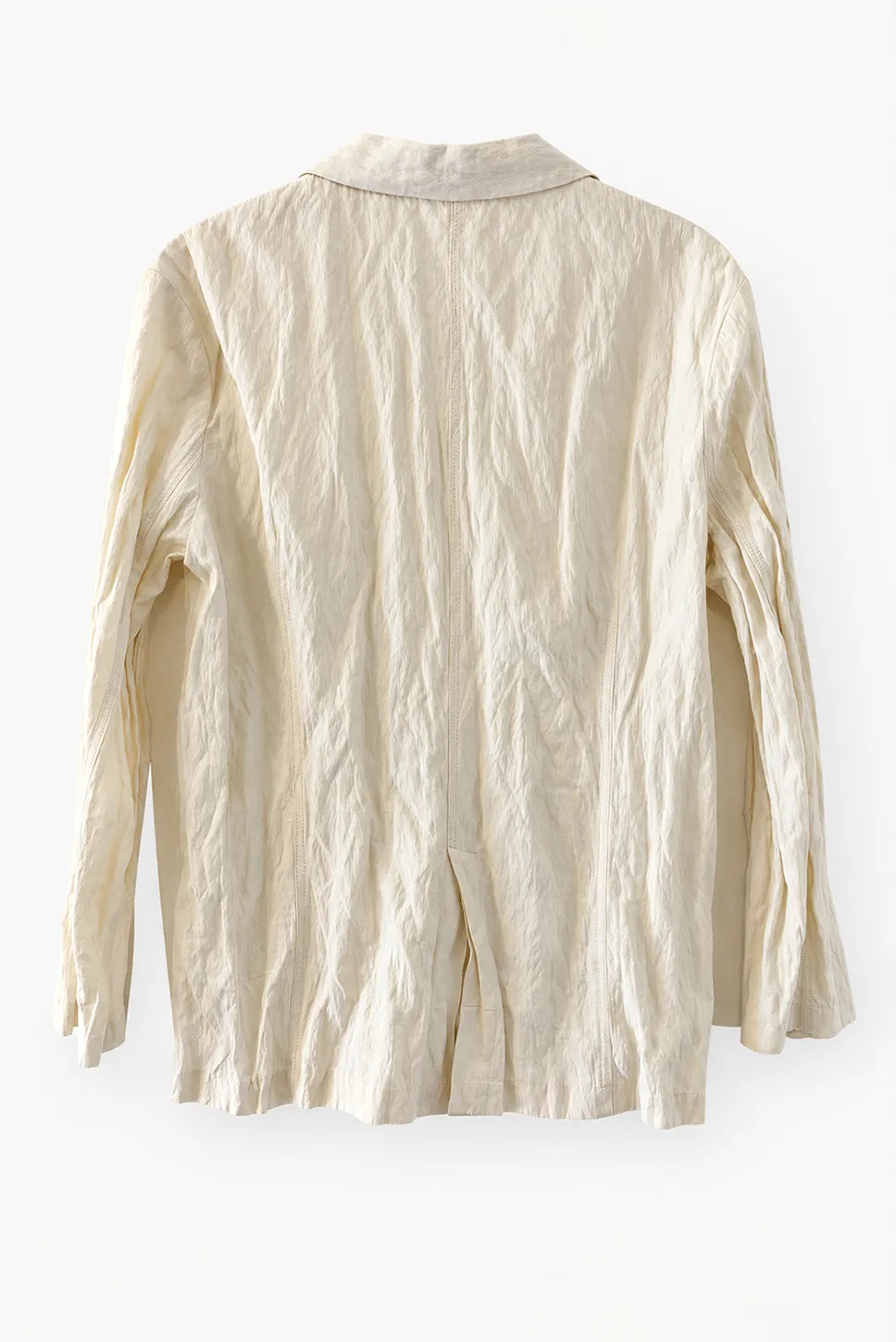 Blazer Corrugado Marfil