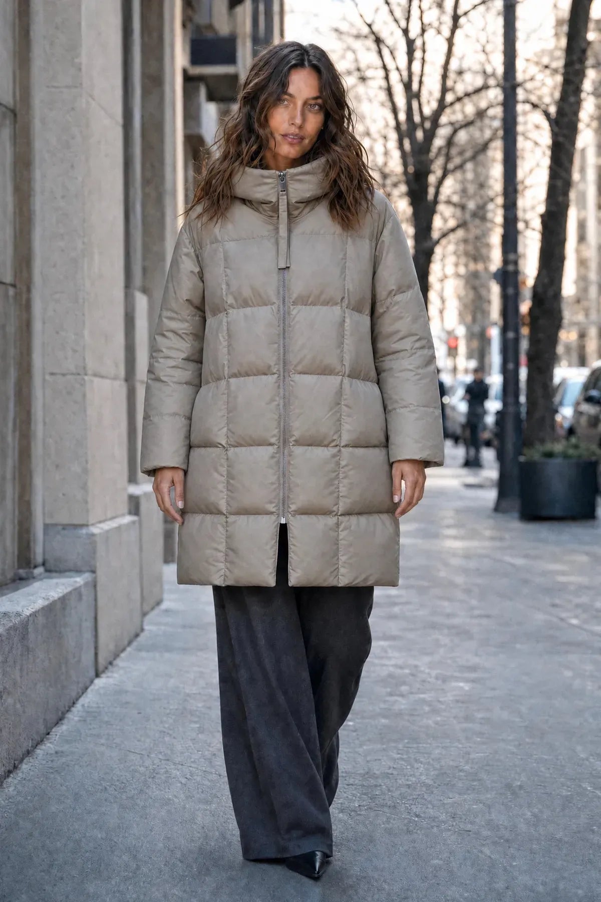 Parka Pluma Canguro