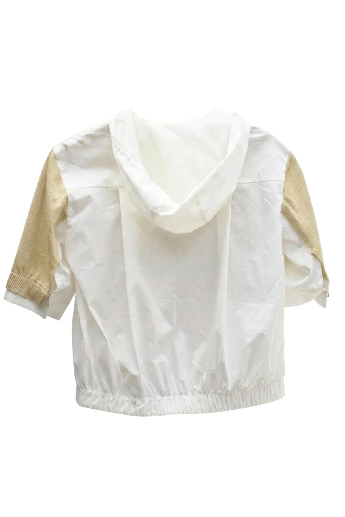 Polera Capucha Tejido