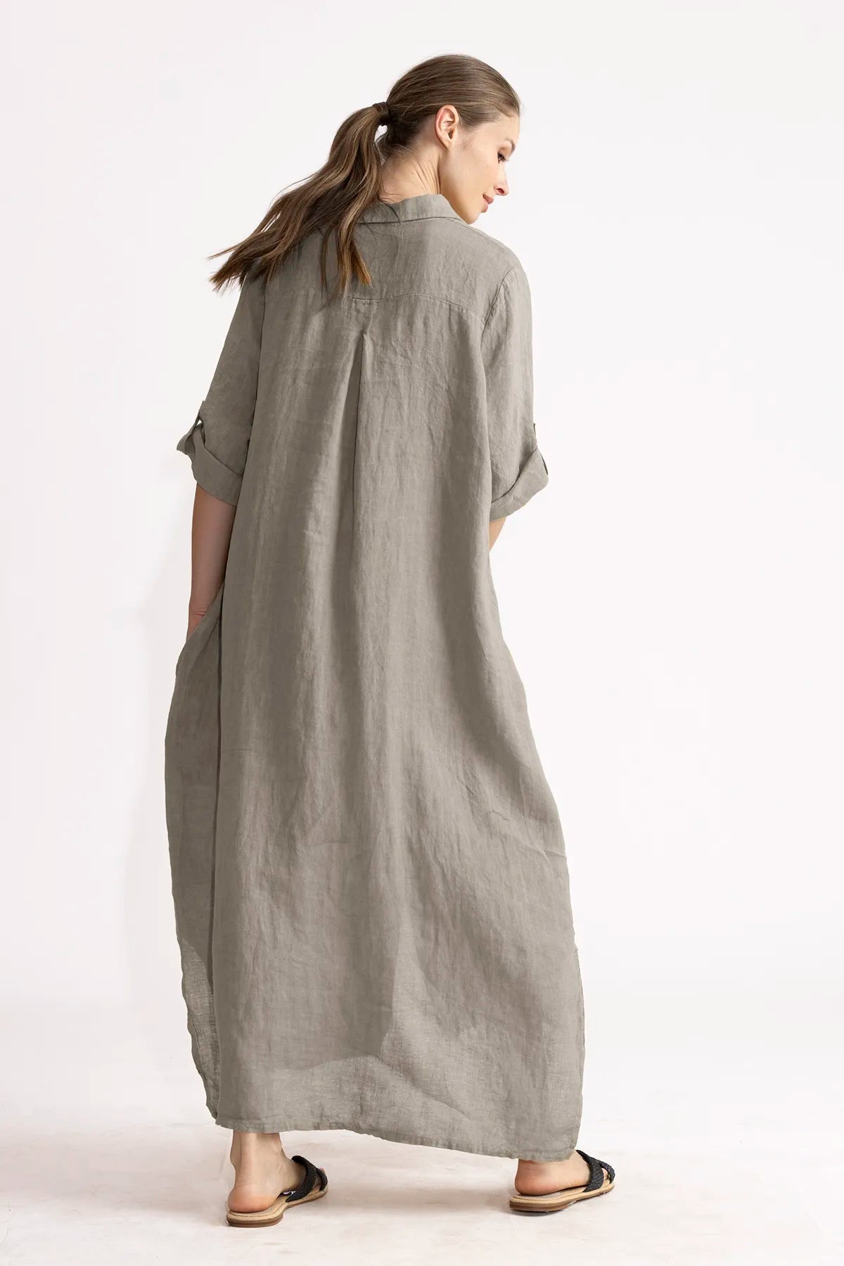 Vestido Camisero Vero Lino