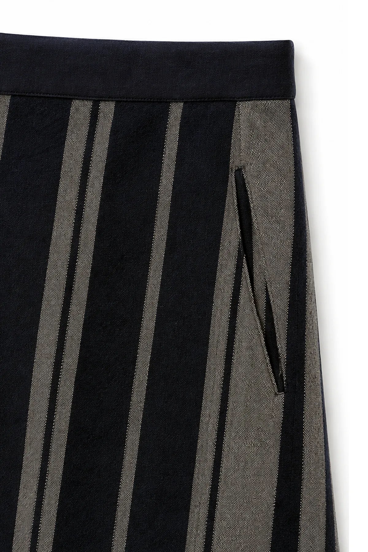 RAGGA FALDA PANTALÓN LINO LINEAL BOLSILLO