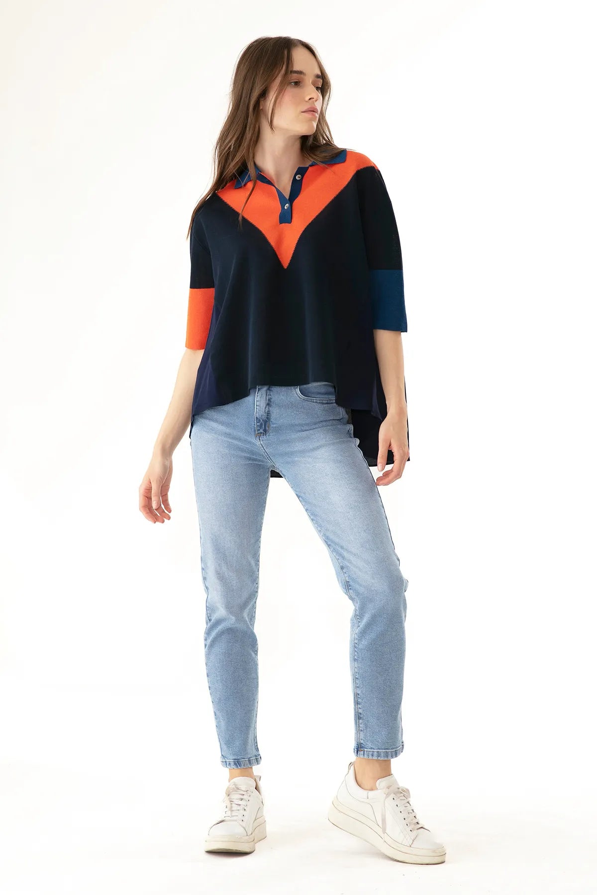 Jeans Denim Basic Exos Celeste