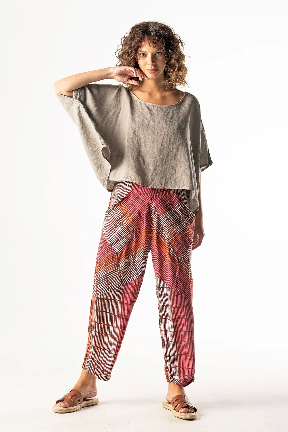 Pantalon Cupro Africa