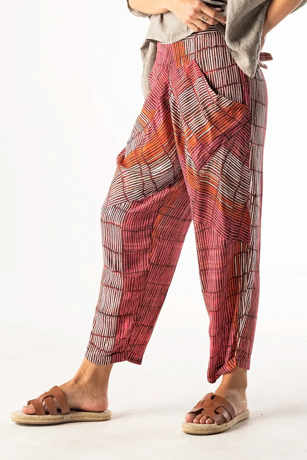 Pantalon Cupro Africa