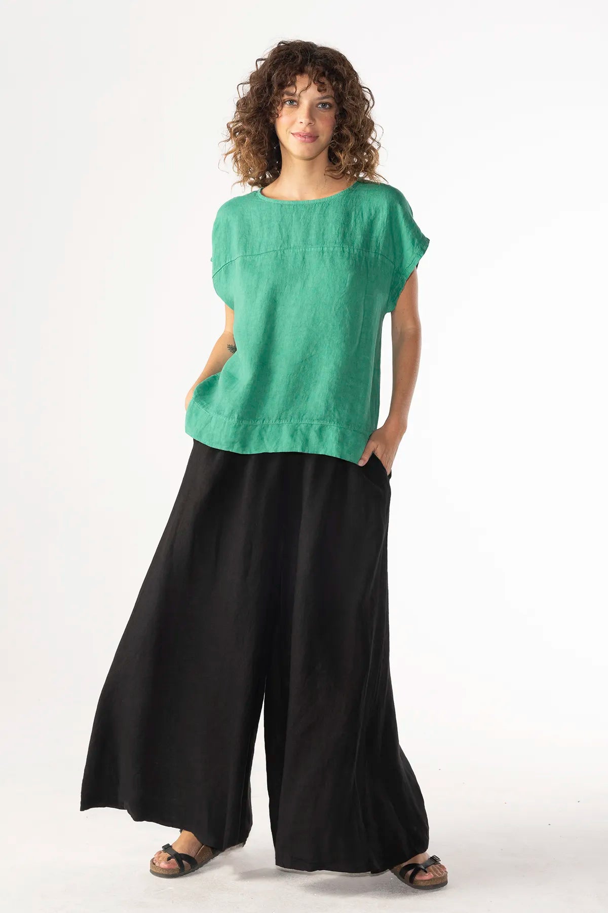 Pantalon Leonor Lino
