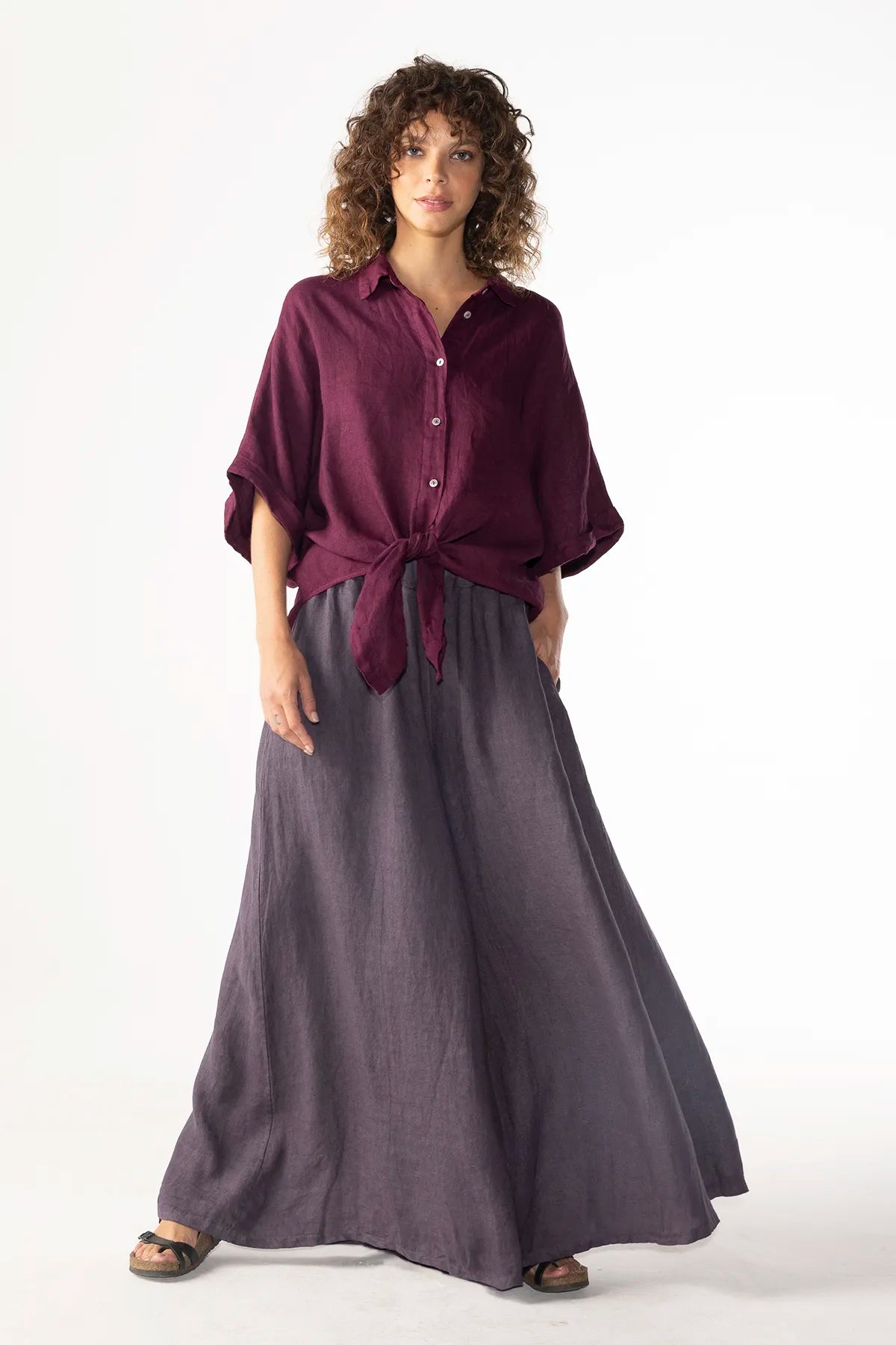 Pantalon Leonor Lino