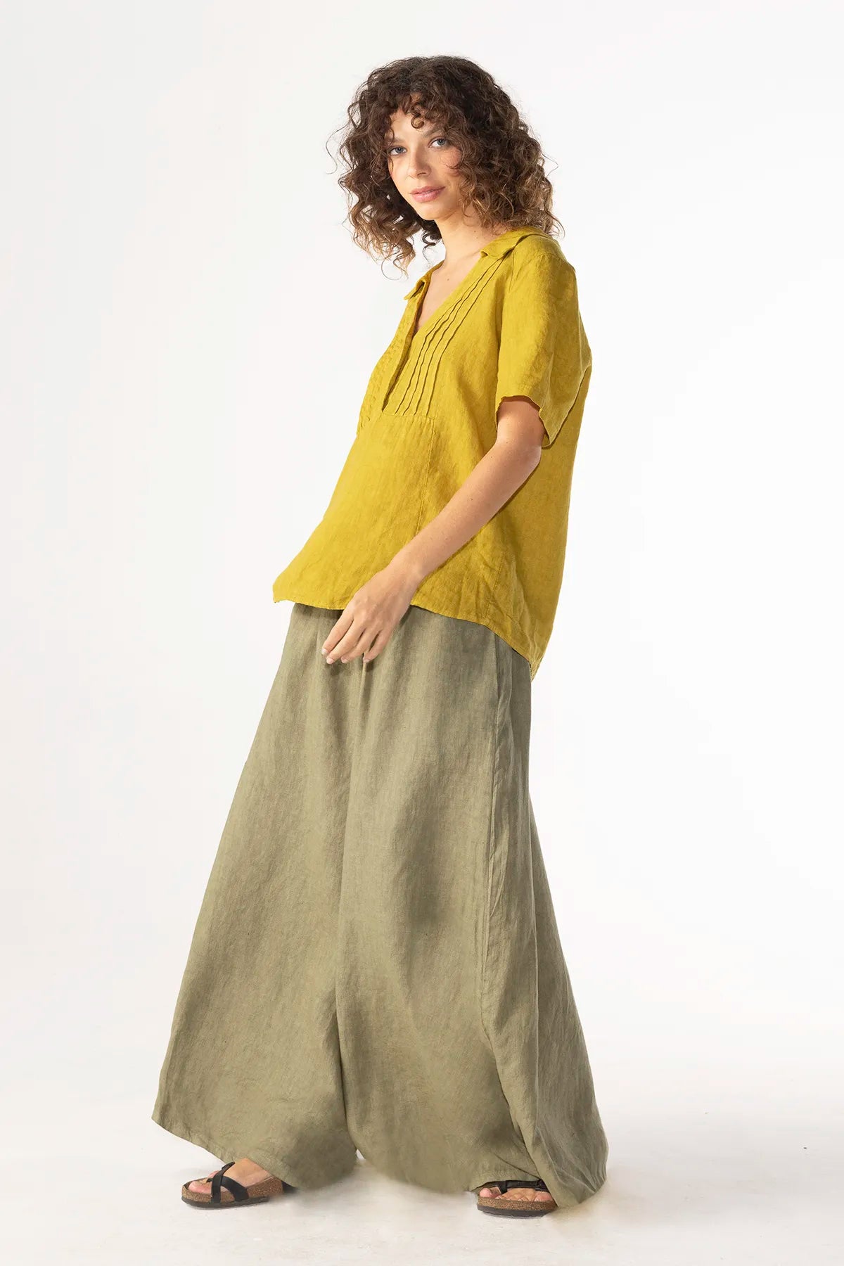 Pantalon Leonor Lino