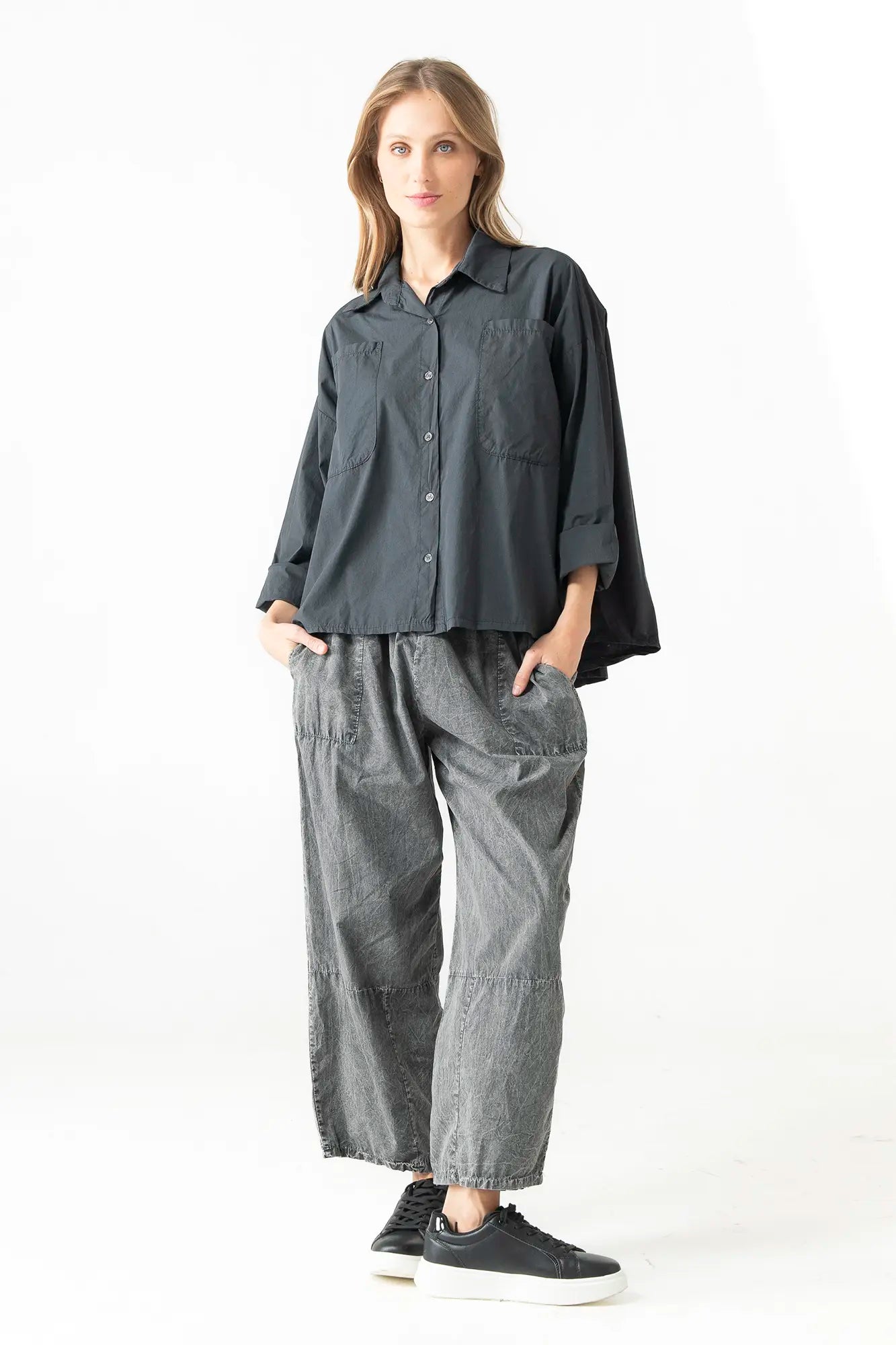 Pantalón cómodo de mujer 100% algodón