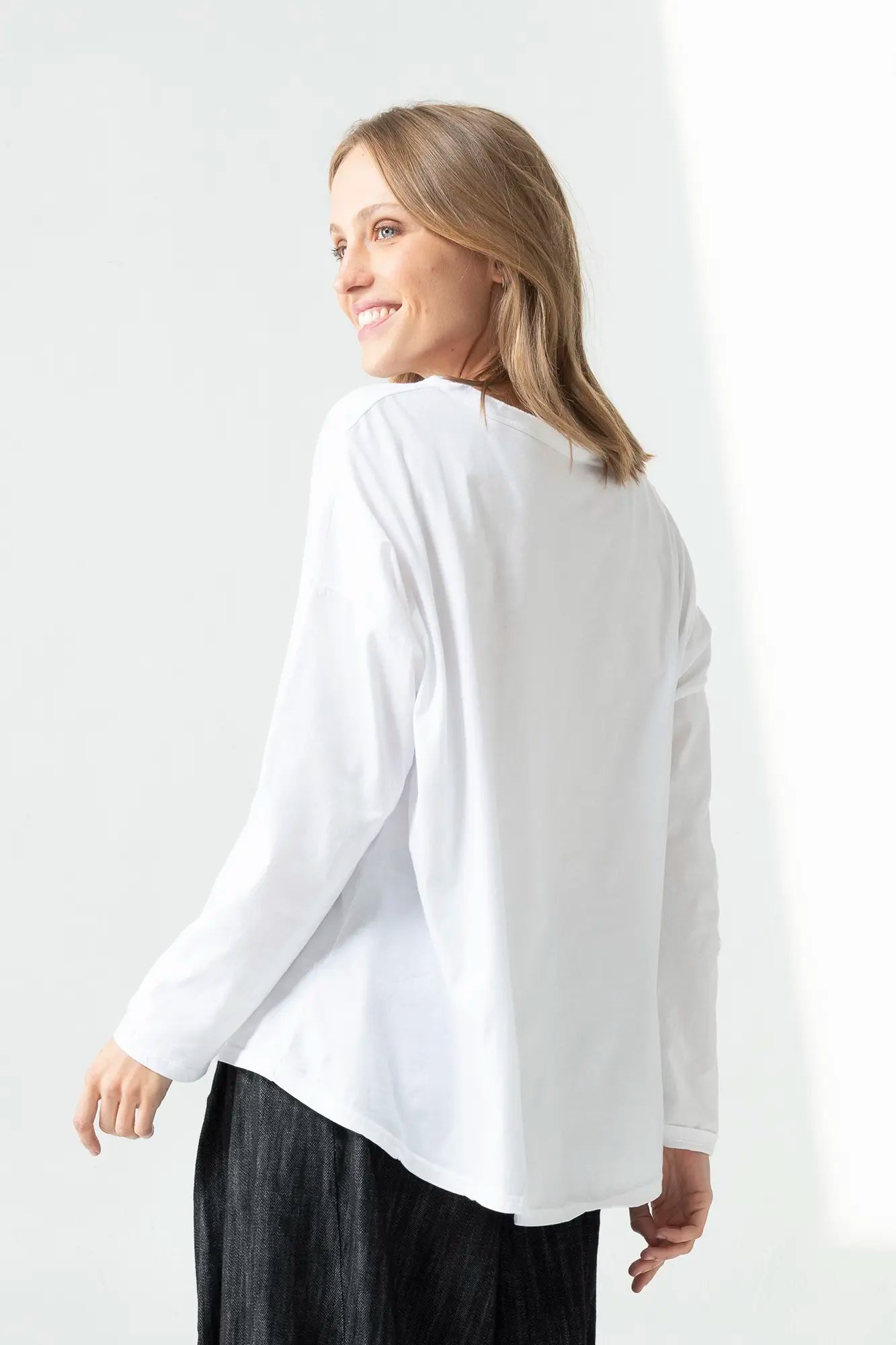 Polera básica mujer 100% algodón – RAGGA Chile