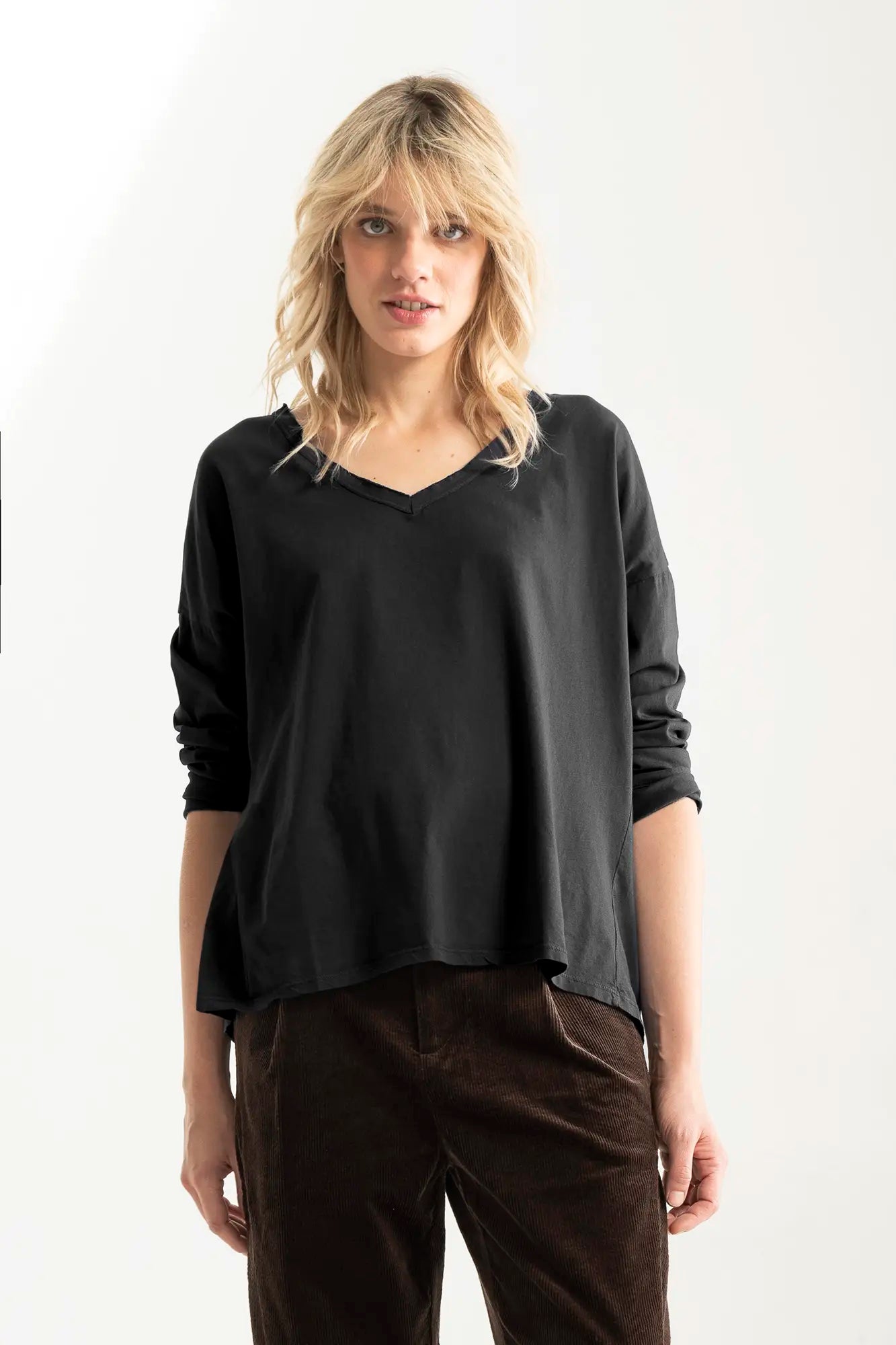 Polera básica mujer 100% algodón – RAGGA Chile