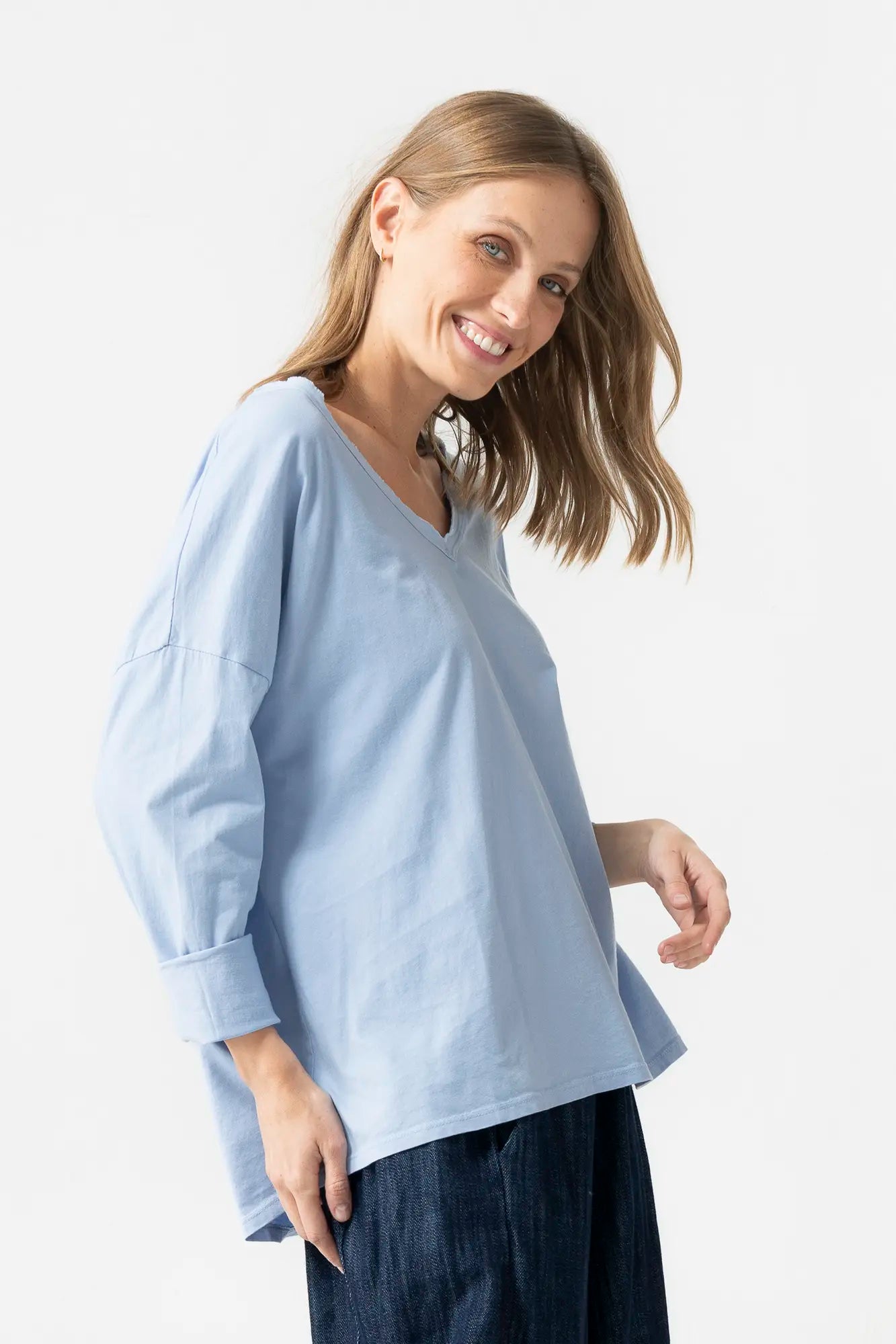 Polera básica mujer 100% algodón – RAGGA Chile