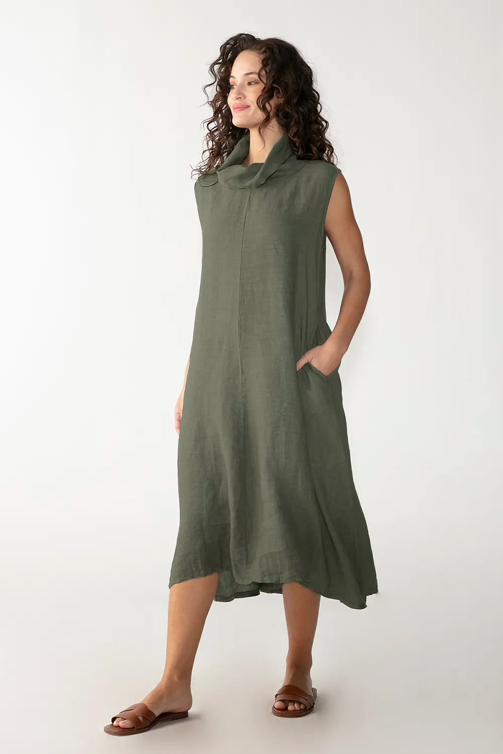 Vestido Amparo Lino