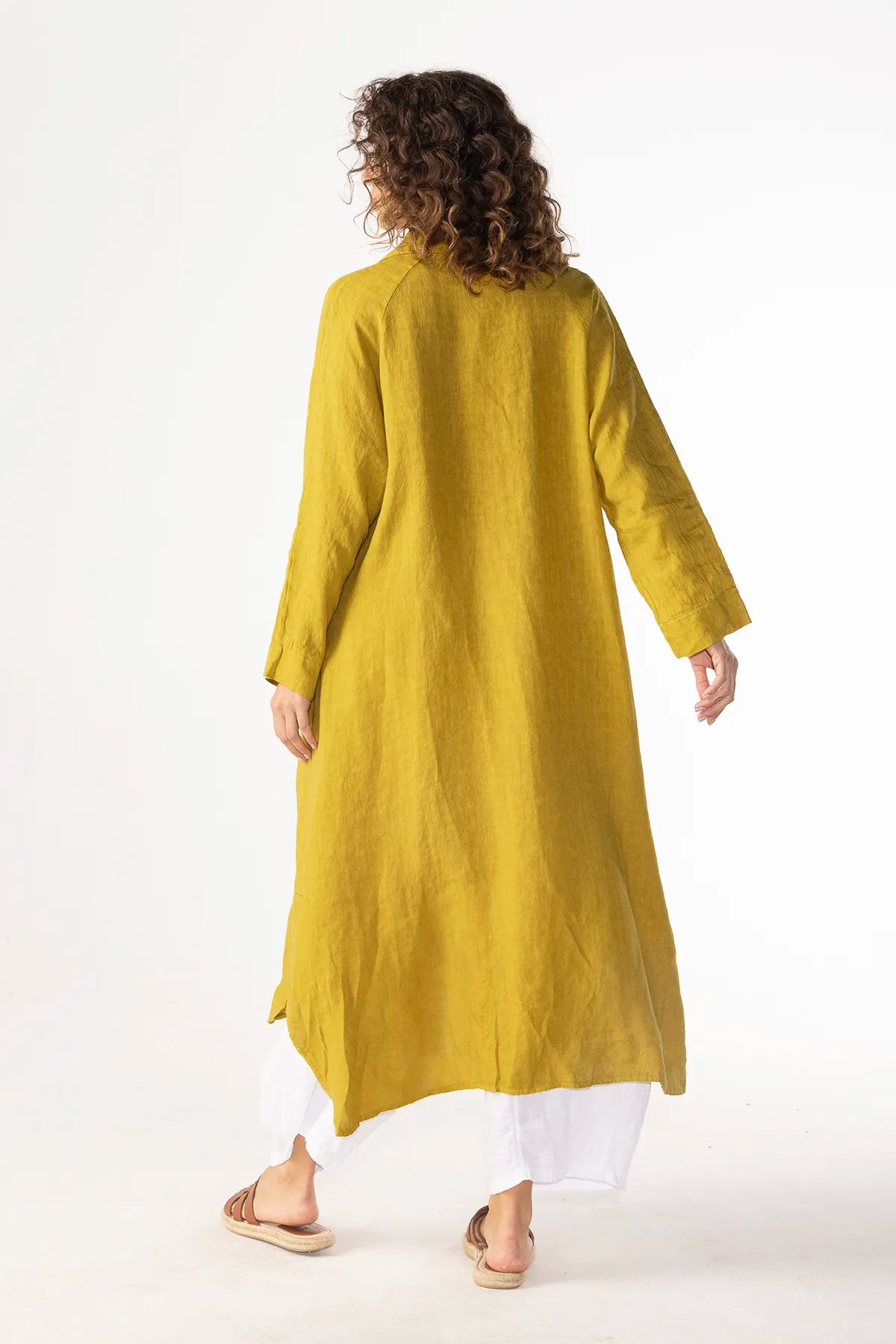 Vestido Camisero Silvana Lino