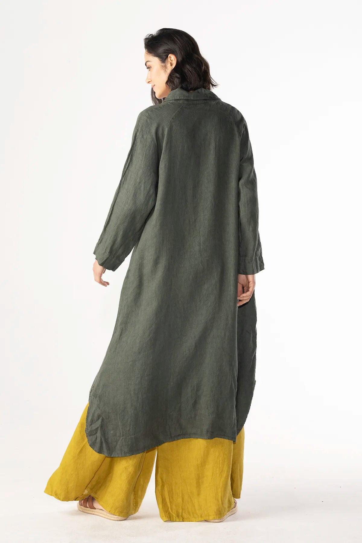 Vestido Camisero Silvana Lino