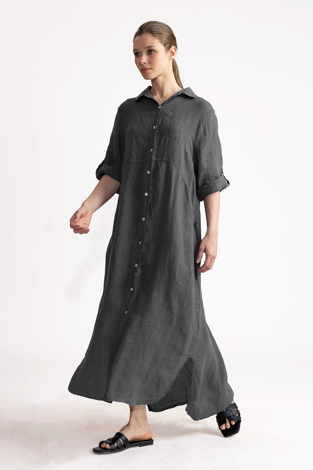 Vestido Camisero Vero Lino