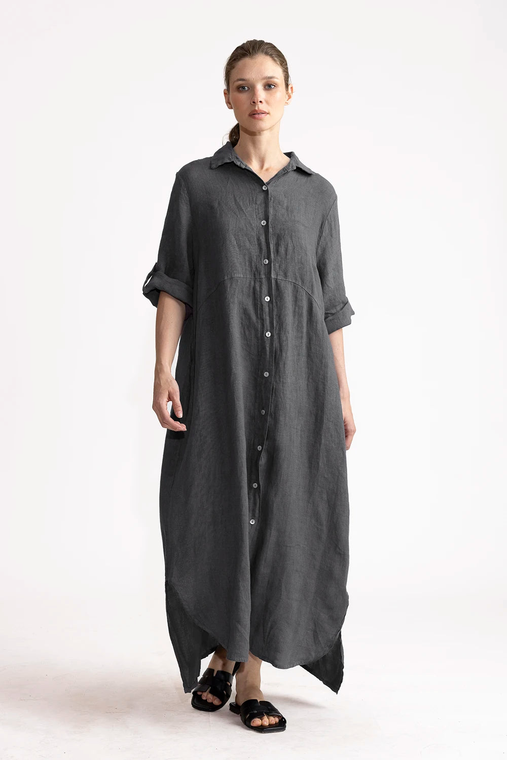 Vestido Camisero Vero Lino