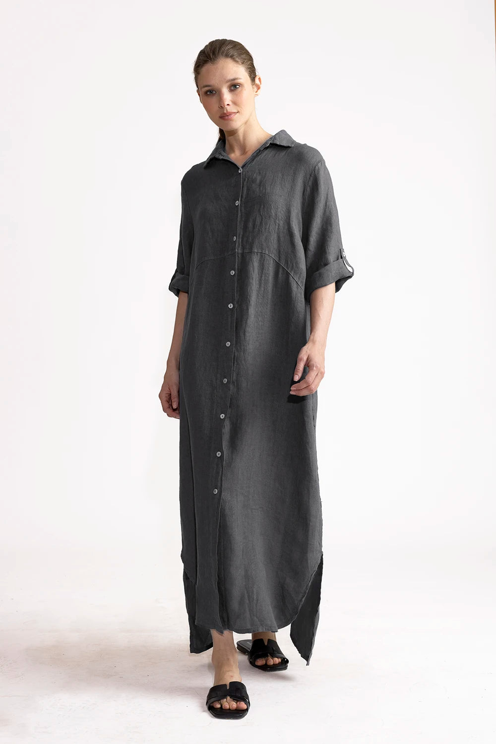 Vestido Camisero Vero Lino