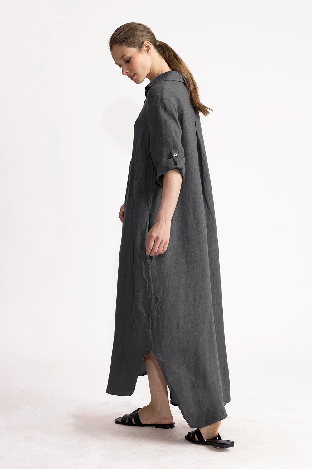 Vestido Camisero Vero Lino