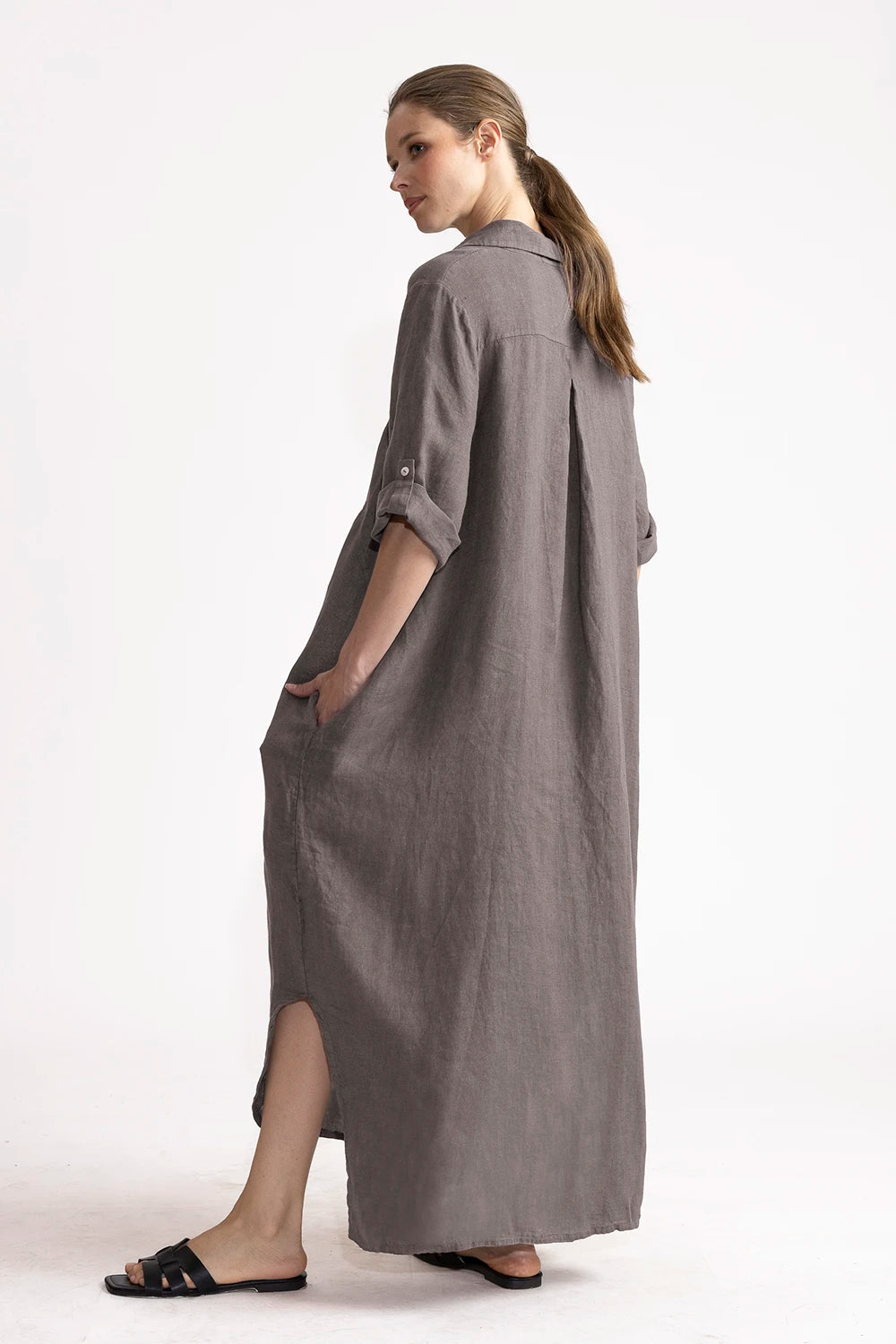 Vestido Camisero Vero Lino